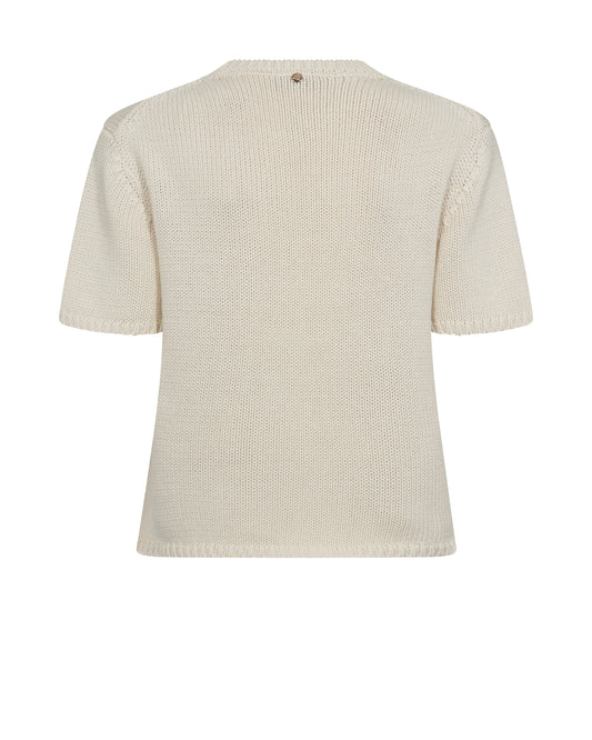 Jumper - MM ARIN COTTON KNIT - Ecru