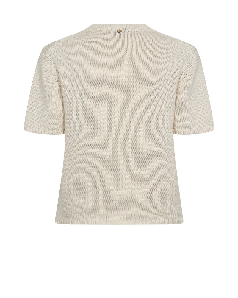 Jumper - MM ARIN COTTON KNIT - Ecru