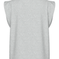 Top - PCCHILLI SUMMER SL TOP - Light Grey Melange