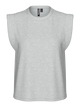 Top - PCCHILLI SUMMER SL TOP - Light Grey Melange