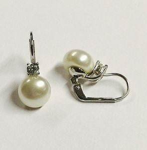 Juleo Jewellery - Sparkling Pearl Drop Earrings