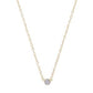 VIA London - Small Pave Disc Necklace