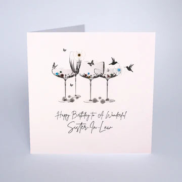 Card -  Happy Birthday To a Wonderful Sister-In- Law