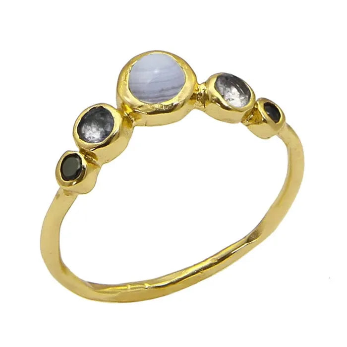 FINELINE - LUNA GOLD RING - Size 56