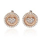 Juleo Jewellery -  Pave Heart Stud Earrings