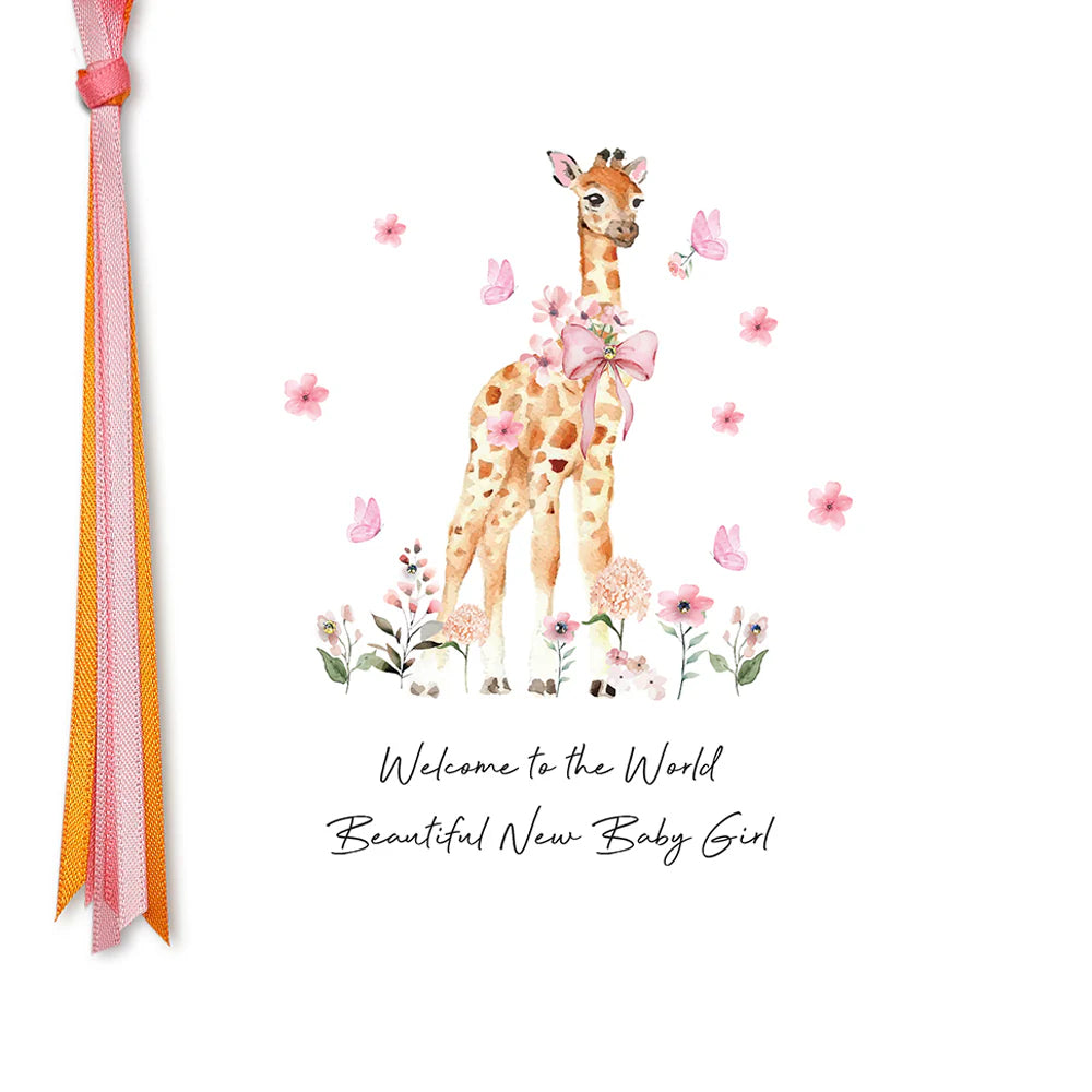 Card  - Welcome To The World Beautiful Baby Girl