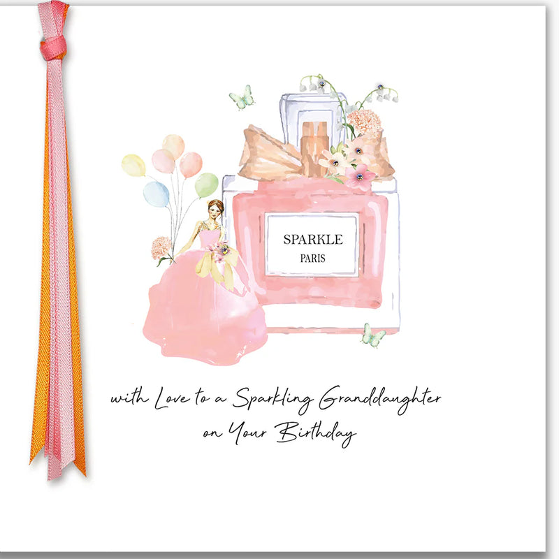 Card  - With Love To A Sparkling Granddaughter On Your Birthday