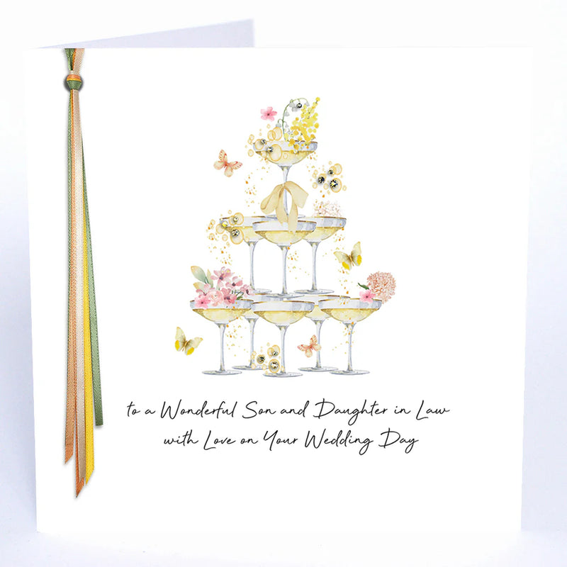 Card  -Son & Daughter In Law On Your Wedding Day