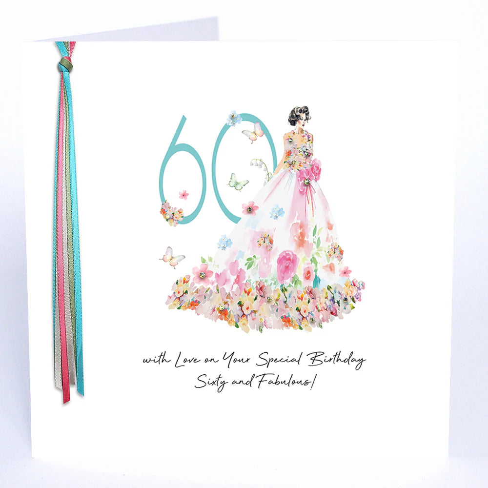 Card  - 60 With Love On Your Special Birthday