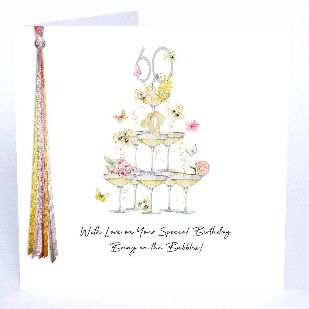 Card  - 60 With Love On Your Special Birthday