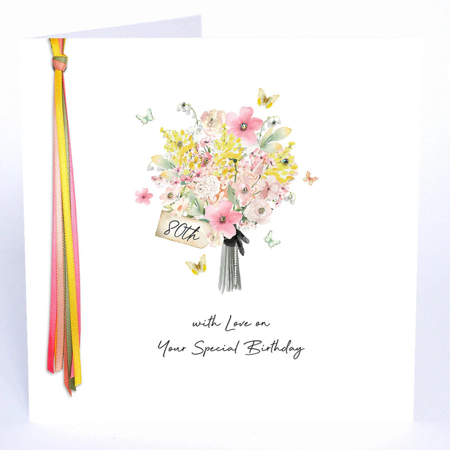 Card  - 80 With Love On Your Special Birthday