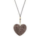 BeChristensen - Pave Heart Diamond Necklace