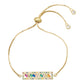 Bracelet - RUBY - Gold Plated
