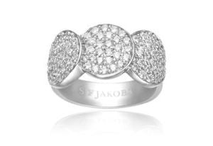 SIF JAKOBS - Sacile Ring - 925 Sterling Silver - White Cubic Zirconia