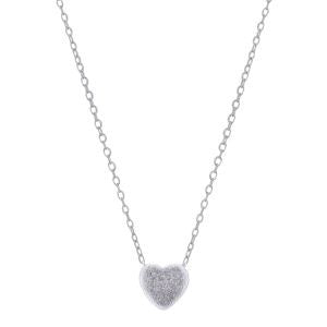 VIA London - Solid Heart Necklace