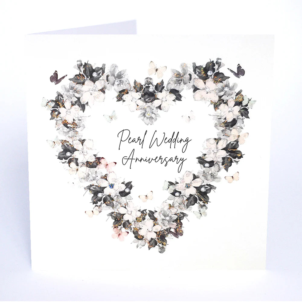 Card -  Pearl Wedding Anniversary