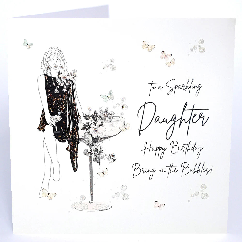 Card - To A Sparkling Daughter