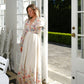 Dress Maxi - SILFI - Flower Print - Creme