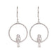 VIA London - Bird in a circle Earrings