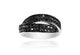 SIF JAKOBS - Cosenza Piccolo Ring - Black Cubic Zirconia- 925 Sterling Silver