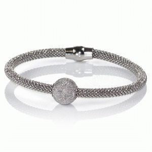 Juleo Jewellery -  Sterling Silver - Mesh Bracelets with a Charm