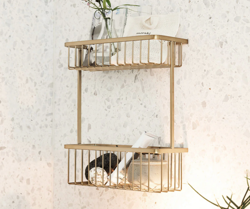 Basket For Bathroom - Metal