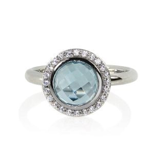 Juleo Jewellery - Blue Topaz Dress Ring