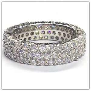 VIA London - Thick Band - Cubic Zirconia