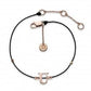 DAISY Bracelet - Alpha Letter Bracelet - Rose Gold Plated - 925 Silver