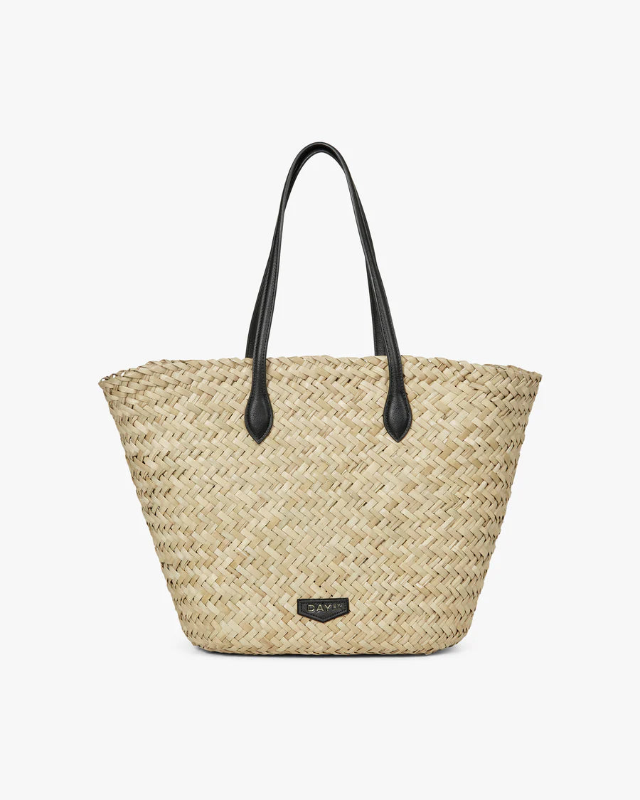 Bag - DAY REFINED STRAW BASKET - Moonlight Beige