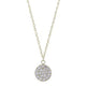VIA London - Large Pave Disc Necklace