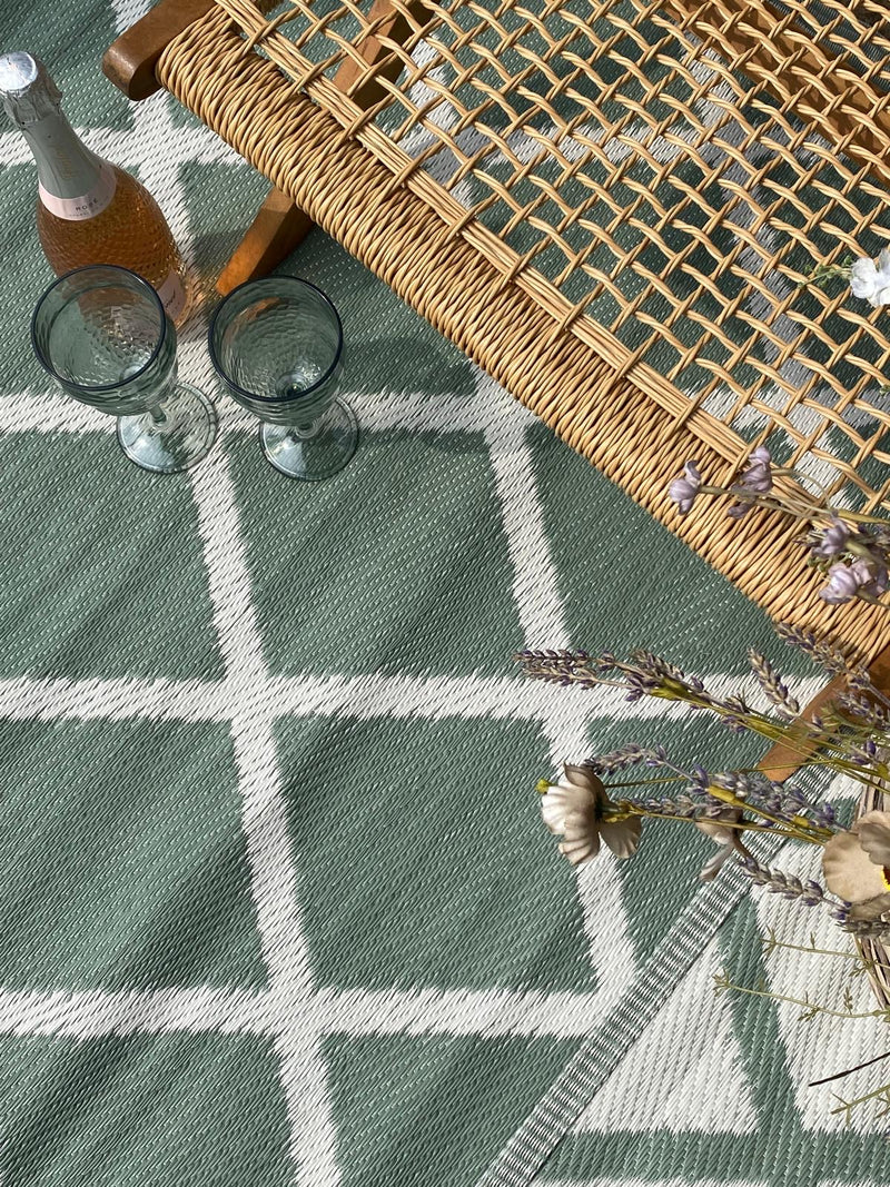 Floor Rug - 120 x 180cm - Outdoor - Sage