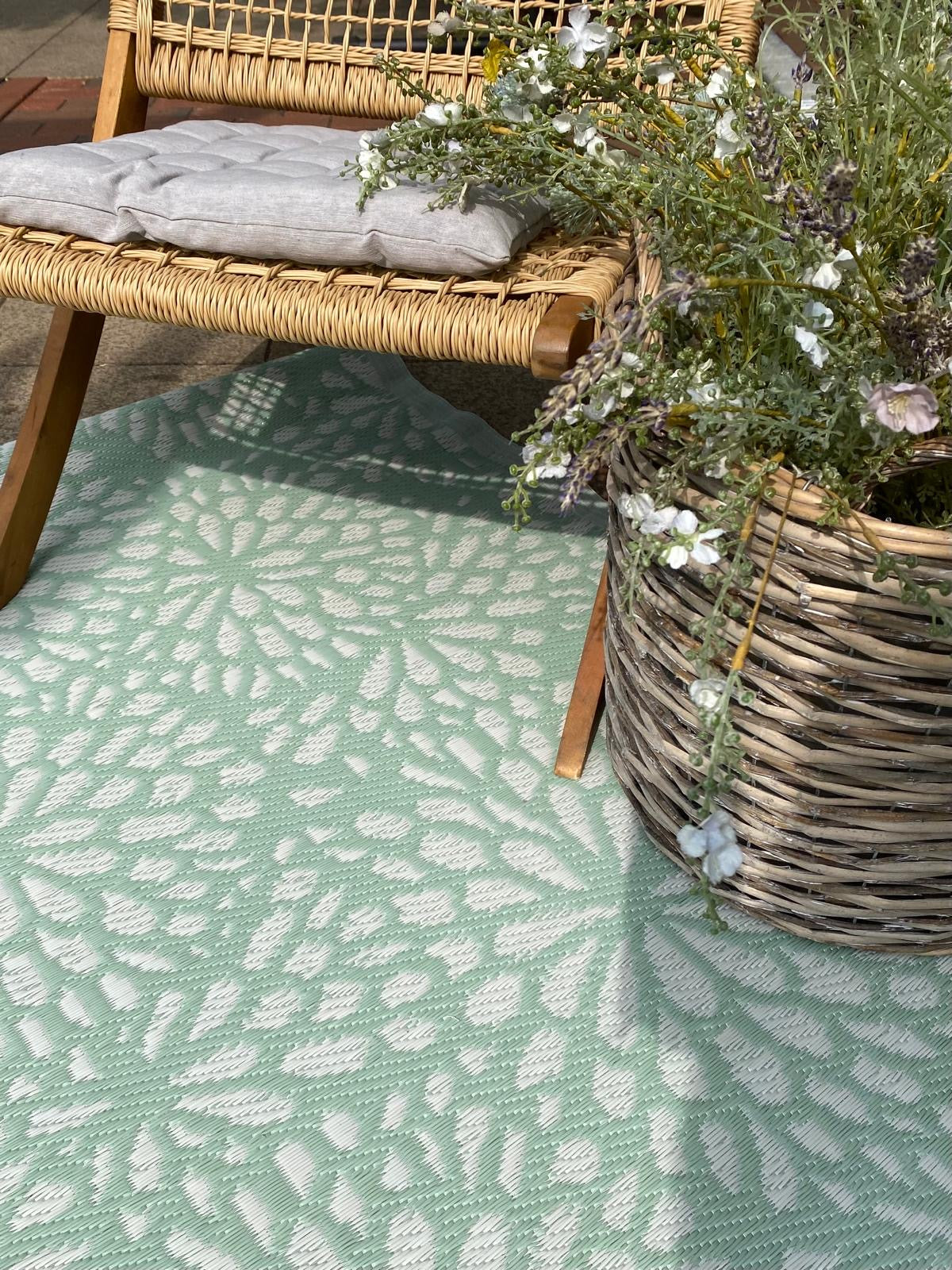 Floor Rug - 90 x 150cm - Outdoor - Sage