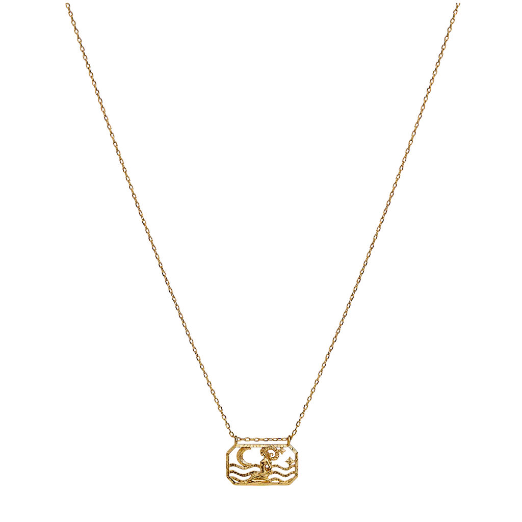 Zodiac Signs - Aries Necklace-18ct Gold Plated