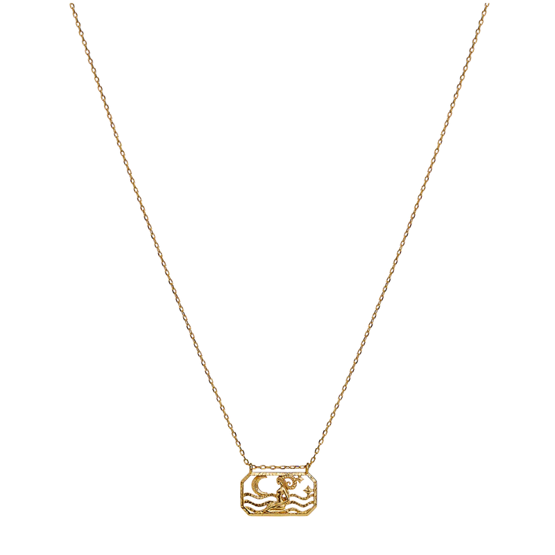 Zodiac Signs - Aries Necklace-18ct Gold Plated