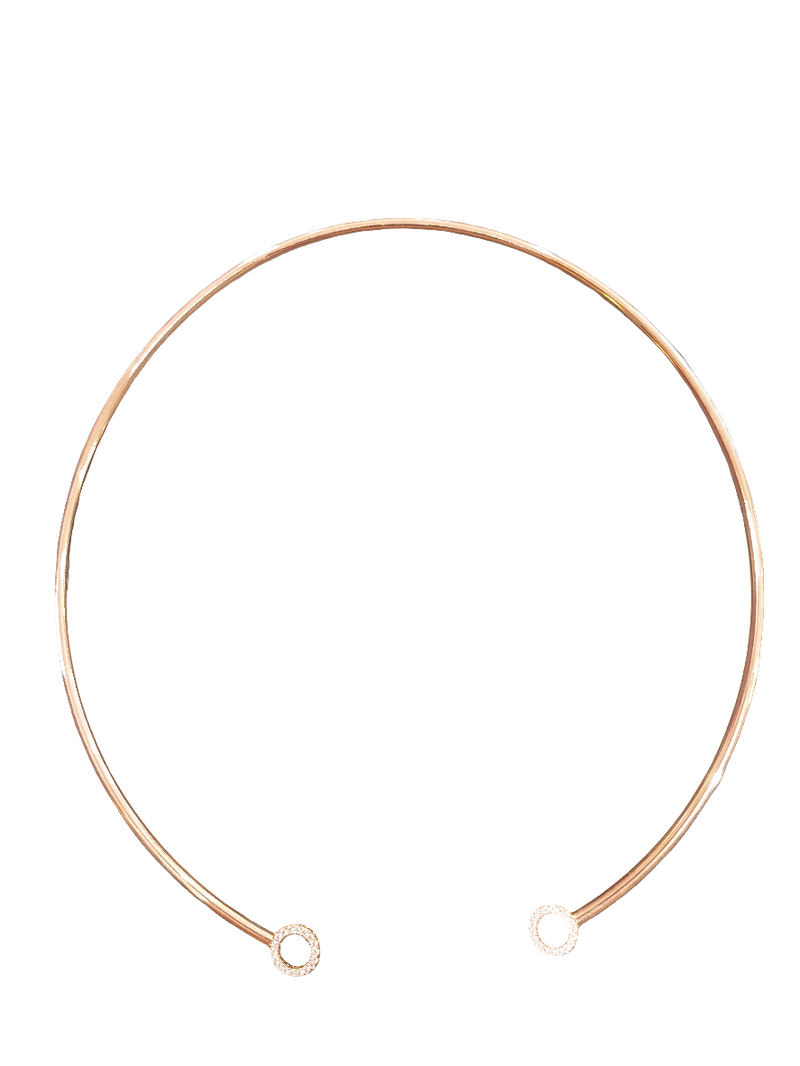 SIF JAKOBS- BIELLA Neck collar Collection - 925 Sterling Silver- 18ct Rose Gold Plating