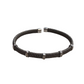 Juleo Jewellery - Chunky Sterling Silver and Diamond Bangle