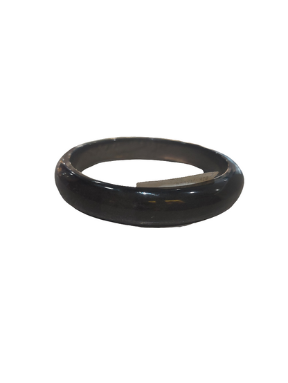 SIF JAKOBS- Isola Bangle Collection- Silver Grey - Clear Resin