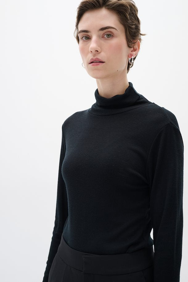 Rollneck - Wool - Black