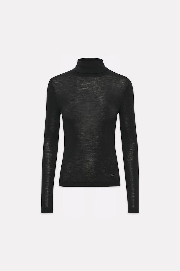 Rollneck - Wool - Black