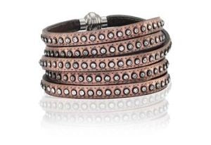 SIF JAKOBS- Arezzo Collection Colourful Bracelet - 90cm- White/Black Cubic Zirconia