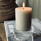 Candle Holder - Glass - Clear