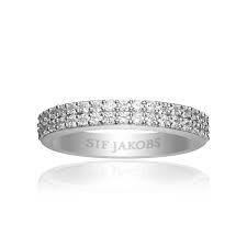 SIF JAKOBS- Corte Due Ring Collection- Clear Cubic Zirconia- 925 Sterling Silver