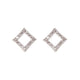 Diamond Shape Stud Earrings