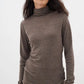 Rollneck - Wool - Brown Melange