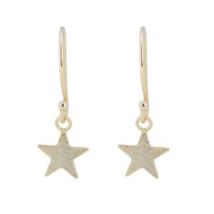 VIA London - Solid Star Hook Earrings