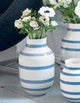 Vase - OMAGGIO - Light Green Stripe - Large