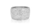 SIF JAKOBS- Isola Bangle Collection-wide Silver or Black Resin