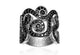 SIF JAKOBS - Mezzani Ring- 925 Sterling Silver - Black Cubic Zirconia