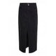 Denim Skirt - Black